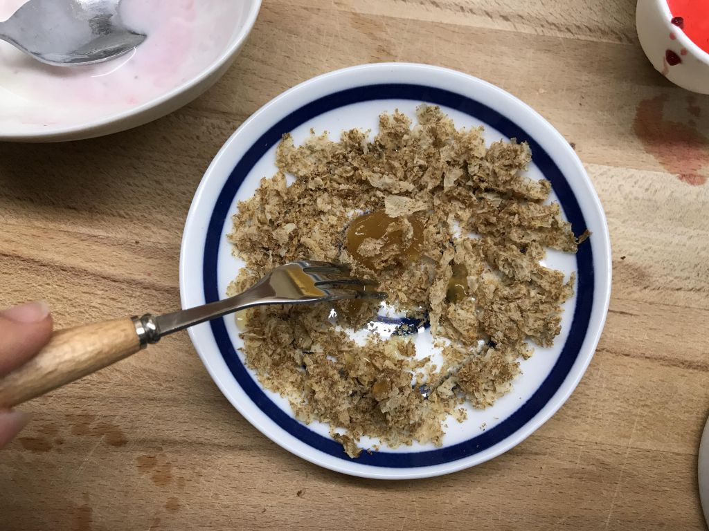 早餐系莓果麦片优格冰棒的加工步骤