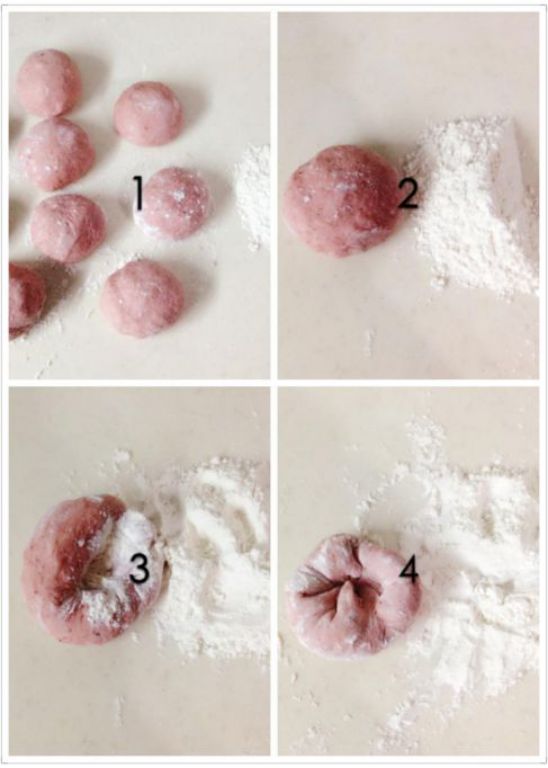 红曲山东馒头的加工步骤