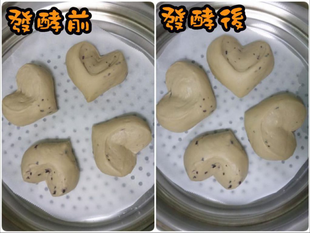 蓝莓黑糖馒头的加工步骤