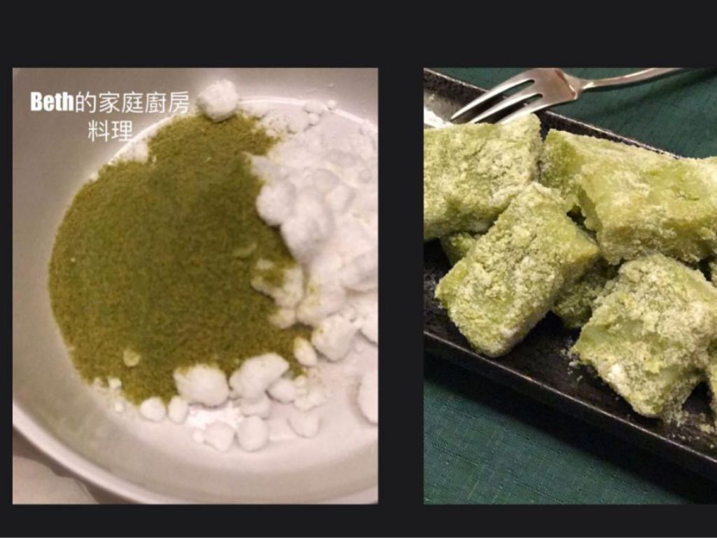 和风抹茶蕨饼的加工步骤