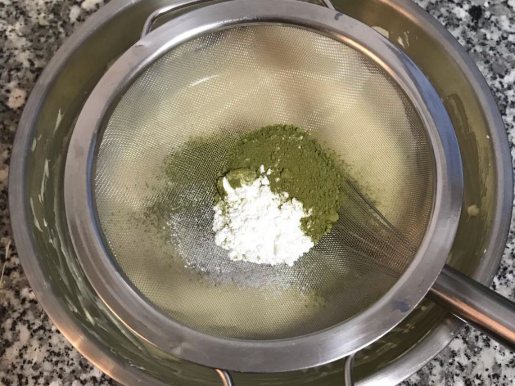 抹茶重起司蛋糕（低GI)的加工步骤