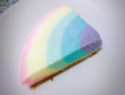 🌈 彩虹玫瑰奶酪蛋糕 🍰