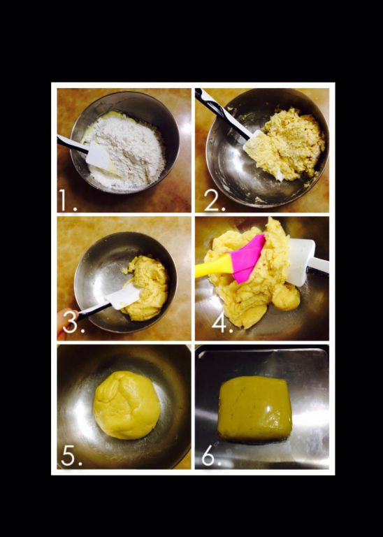 白巧克力柠檬塔的加工步骤