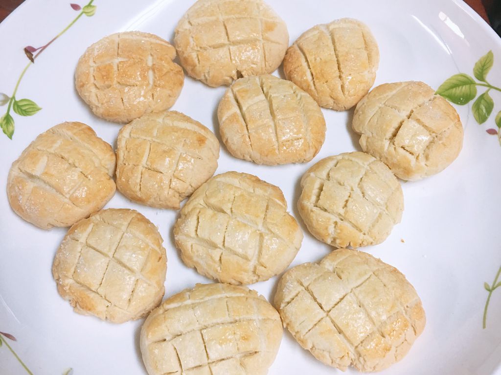 简易版的mini菠萝面包饼干🍪的加工步骤