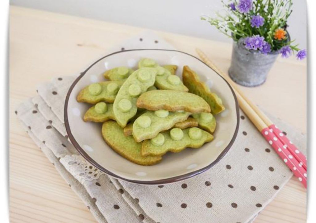 小菜一碟「豌豆饼干/蔬菜饼干」香香的味道的加工步骤