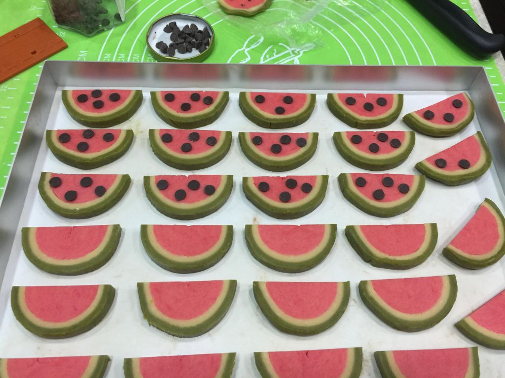 🍉西瓜造型饼干🍉的加工步骤