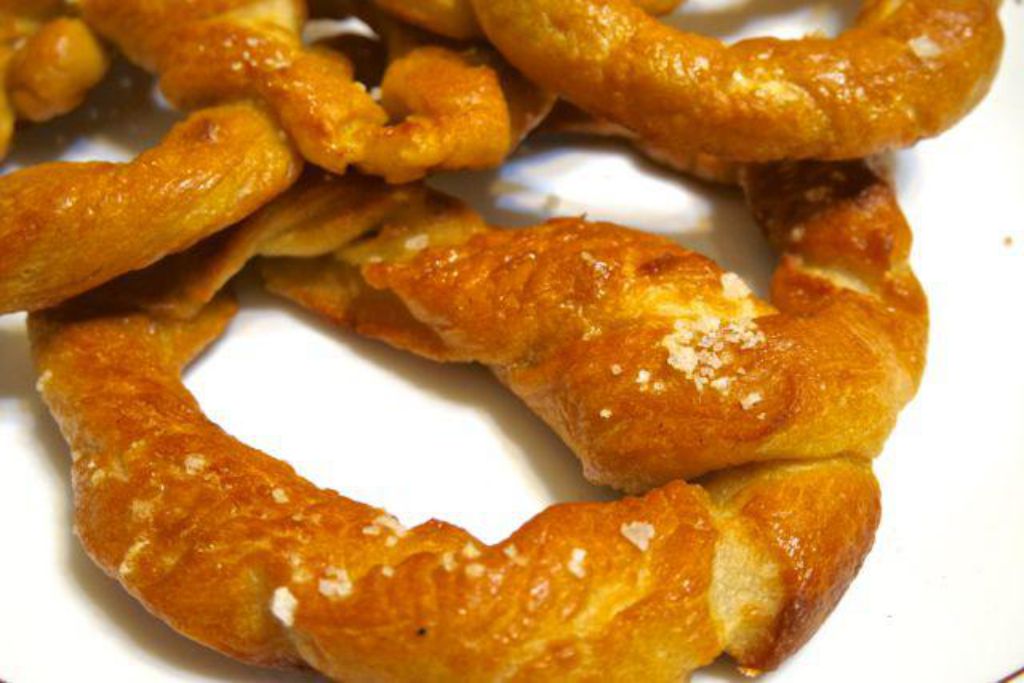 Soft Pretzel 蝴蝶圈饼的加工步骤