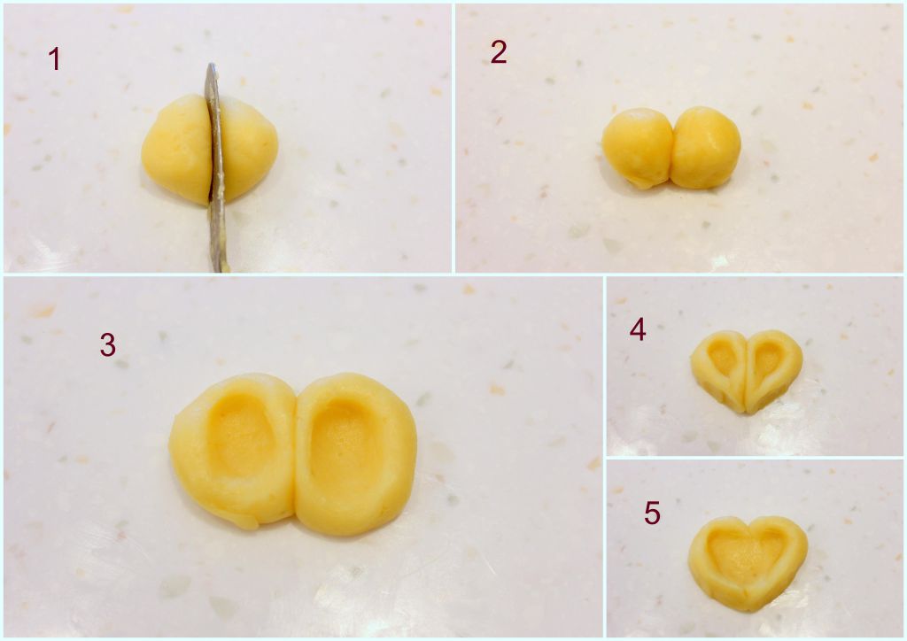 情人节心型饼干(不需模型)的加工步骤