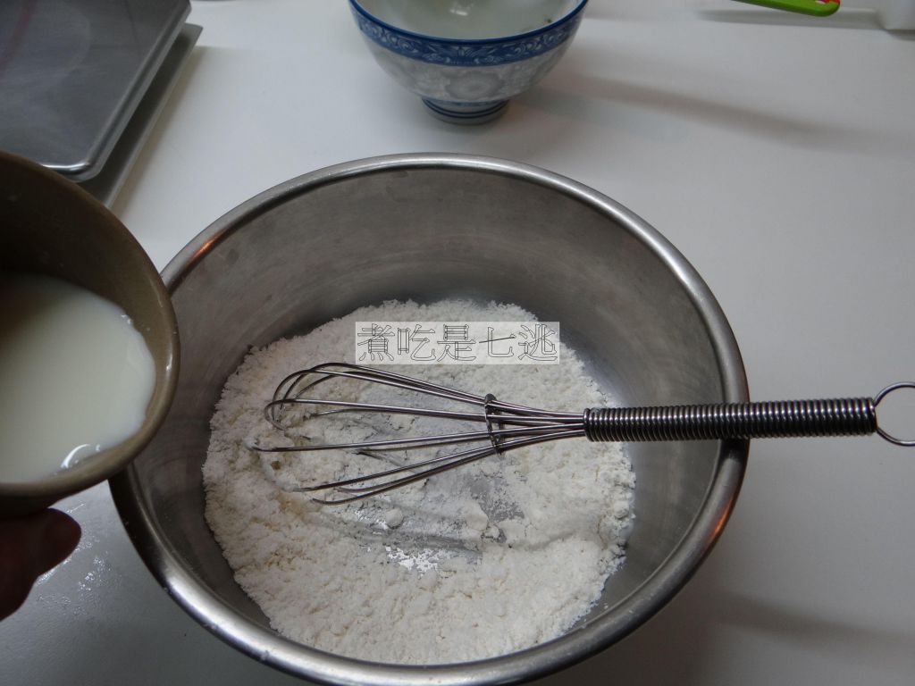 豆沙煎锅饼的加工步骤