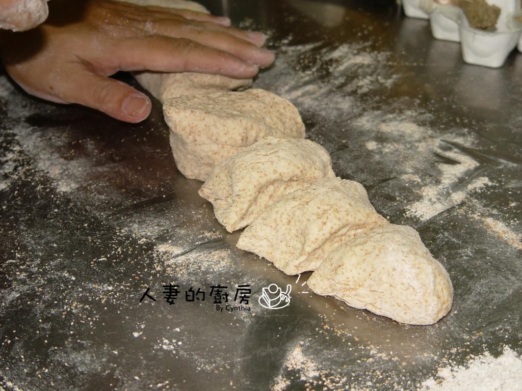 全麦葱油饼的加工步骤