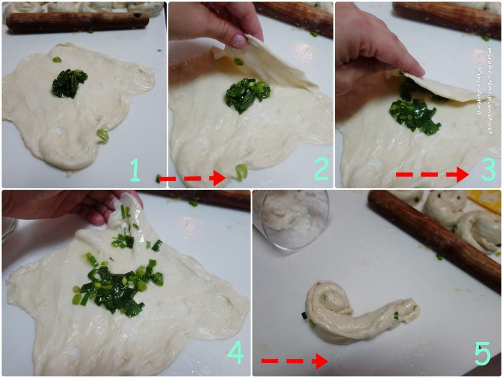 Do Re Me So手工葱油饼的加工步骤