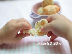 宝宝食谱【蜂蜜芝麻面包球】(免揉无油)