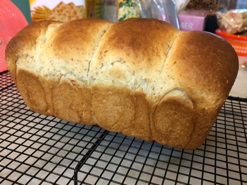 全麦牛奶吐司🍞的加工步骤