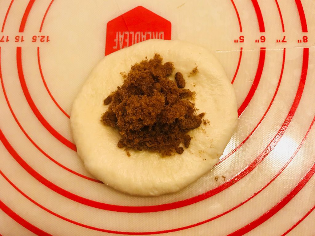 👩‍🍳起士肉松面包的加工步骤